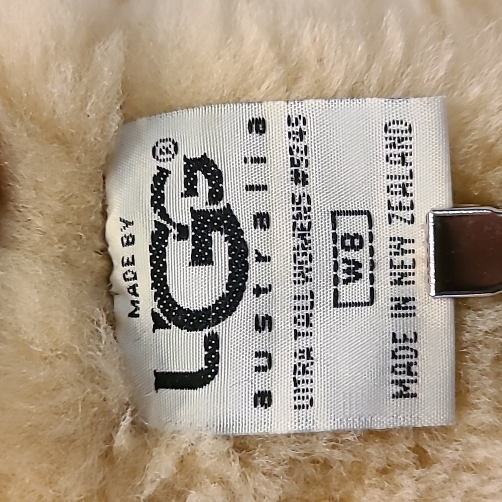 UGG Ultra Tall Boots sz.W8 Brown Pull On Suede Sheepskin Wool Mid Calf (#1561)EC - Picture 14 of 16